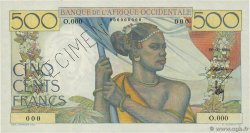 500 Francs Spécimen FRENCH WEST AFRICA (1895-1958)  1946 P.41s AU+