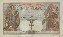 1000 Francs ARGELIA  1938 P.083a MBC+