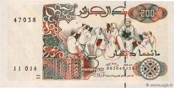 200 Dinars Fauté ALGERIA  1992 P.138var UNC