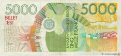 5000 Francs Test Note BÉLGICA  1992 P.- MBC