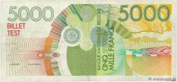 5000 Francs Test Note BELGIUM  1992 P.- VF