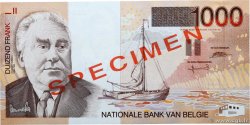 1000 Francs Spécimen BELGIEN  1997 P.150s ST