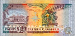 20 Dollars CARIBBEAN   1993 P.28v UNC