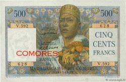 500 Francs COMORES  1963 P.04b SUP