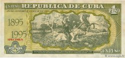 1 Peso Spécimen CUBA  1995 P.114s SPL+