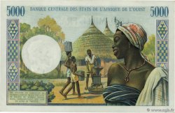 5000 Francs WEST AFRIKANISCHE STAATEN  1976 P.104Ai fST+