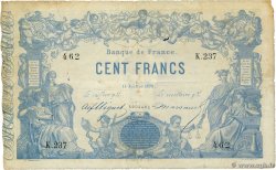 100 Francs type 1862 - Bleu à indices Noirs FRANCIA  1870 F.A39.06 RC+