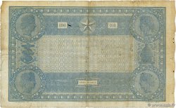 100 Francs type 1862 - Bleu à indices Noirs FRANCIA  1870 F.A39.06 q.MB