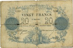 20 Francs type 1871 - Bleu FRANCIA  1871 F.A46.02 MC