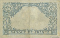 5 Francs BLEU FRANKREICH  1917 F.02.48 SS