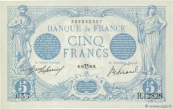 5 Francs BLEU lion inversé FRANCIA  1916 F.02bis.04 EBC+