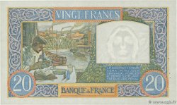 20 Francs TRAVAIL ET SCIENCE FRANCE  1940 F.12.06 XF+