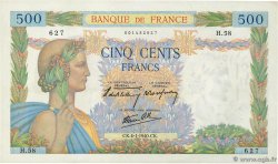 500 Francs LA PAIX FRANCE  1940 F.32.01 AU