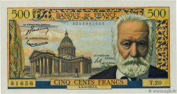 500 Francs VICTOR HUGO FRANKREICH  1954 F.35.02 fST