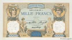 1000 Francs CÉRÈS ET MERCURE FRANCE  1937 F.37.10 AU