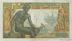 1000 Francs DÉESSE DÉMÉTER FRANCIA  1943 F.40.38 BC+