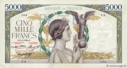 5000 Francs VICTOIRE FRANCE  1934 F.44.01 VF+