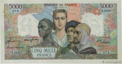 5000 Francs EMPIRE FRANÇAIS FRANCIA  1947 F.47.59 AU