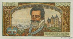 5000 Francs HENRI IV FRANCIA  1957 F.49.01 BC+