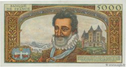 5000 Francs HENRI IV FRANCIA  1957 F.49.01 EBC