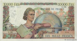 10000 Francs GÉNIE FRANÇAIS FRANCIA  1946 F.50.06 SPL