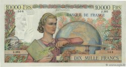 10000 Francs GÉNIE FRANÇAIS FRANKREICH  1946 F.50.13 VZ