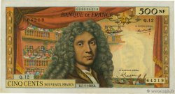 500 Nouveaux Francs MOLIÈRE FRANCE  1963 F.60.05 VF-