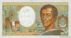 200 Francs MONTESQUIEU Fauté FRANKREICH  1981 F.70.01 VZ