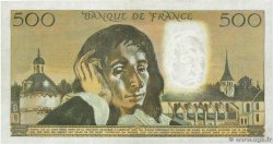 500 Francs PASCAL Fauté FRANKREICH  1976 F.71.14 VZ+