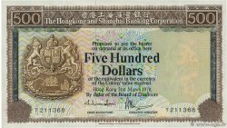 500 Dollars HONG KONG  1978 P.189a SPL