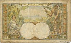 1000 Francs Numéro radar MADAGASKAR  1933 P.041 SGE