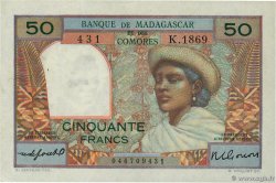 50 Francs MADAGASCAR  1950 P.045b SUP+