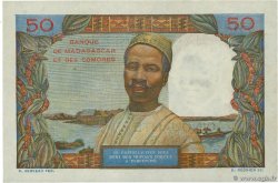 50 Francs MADAGASCAR  1950 P.045b XF+