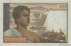 100 Francs MADAGASCAR  1950 P.046b AU