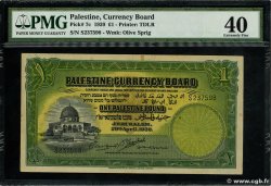 1 Pound PALESTINA  1939 P.07c MBC+