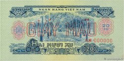 20 Xu Spécimen VIETNAM DEL SUR  1966 P.38s SC+