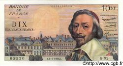 10 Nouveaux Francs RICHELIEU FRANKREICH  1960 F.57.08 VZ+