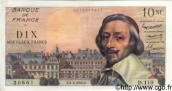 10 Nouveaux Francs RICHELIEU FRANCE  1960 F.57.09 XF+
