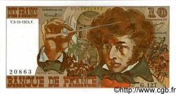 10 Francs BERLIOZ FRANCIA  1974 F.63.07b