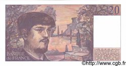 20 Francs DEBUSSY FRANKREICH  1984 F.66.05 ST