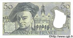 50 Francs QUENTIN DE LA TOUR FRANCIA  1988 F.67.14A50 q.FDC