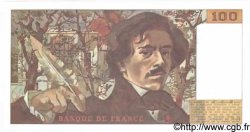 100 Francs DELACROIX modifié FRANCE  1988 F.69.12 UNC