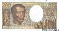 200 Francs MONTESQUIEU alphabet 101 FRANKREICH  1992 F.70bis.01 fVZ