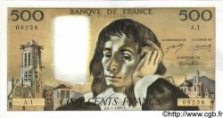 500 Francs PASCAL FRANKREICH  1968 F.71.01 fST