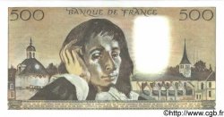 500 Francs PASCAL FRANCIA  1977 F.71.16 FDC