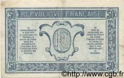 50 Centimes TRÉSORERIE AUX ARMÉES 1917 FRANCIA  1917 VF.01.17 MBC