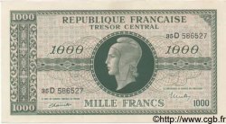 1000 Francs MARIANNE chiffres maigres FRANCE  1945 VF.13.01