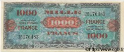 1000 Francs FRANCE FRANKREICH  1944 VF.27.01 VZ