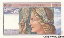 1000 Francs TRÉSOR PUBLIC FRANCE  1955 VF.35.00S UNC