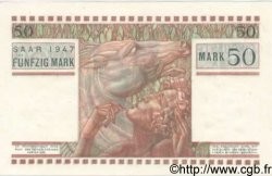 50 Mark SARRE FRANKREICH  1947 VF.48.01 fST